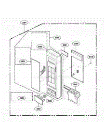 Control Panel Parts parts for Lg Microwave UMC5200AAB from AppliancePartsPros.com