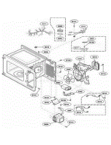 Interior Parts 1 parts for Lg Microwave UMC5200AAB from AppliancePartsPros.com