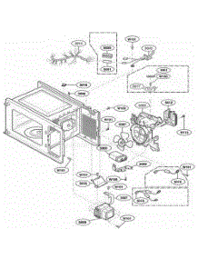 Interior Parts 1 parts for Lg Microwave UMC5200AAS from AppliancePartsPros.com