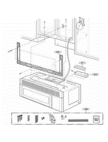 Installation Parts parts for Lg Microwave UMV1152BAQ from AppliancePartsPros.com