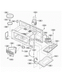 Interior Part 1 parts for Lg Microwave UMV1152BAQ from AppliancePartsPros.com