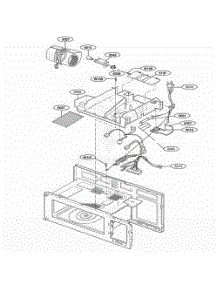 Interior Part 2 parts for Lg Microwave UMV1152BAQ from AppliancePartsPros.com
