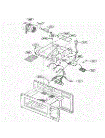 Interior Part 3 parts for Lg Microwave UMV1152BAQ from AppliancePartsPros.com