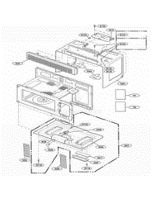 Oven Cavity Parts parts for Lg Microwave UMV1152BAQ from AppliancePartsPros.com