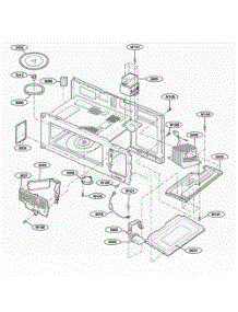 Interior Parts 1 parts for Lg Microwave UMV1152BAW from AppliancePartsPros.com