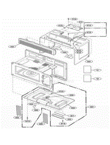 Oven Cavity Parts parts for Lg Microwave UMV1152BAW from AppliancePartsPros.com