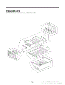 Freezer Parts parts for Lg Refrigerator UPFXC2466S from AppliancePartsPros.com
