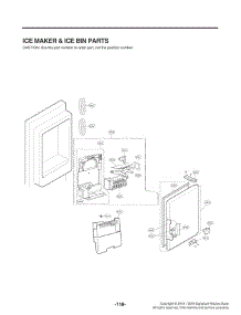 Ice Maker & Ice Bin Parts parts for Lg Refrigerator UPFXC2466S from AppliancePartsPros.com