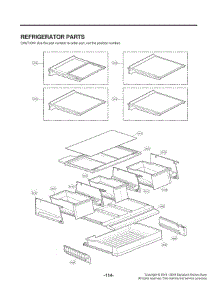 Refrigerator Parts parts for Lg Refrigerator UPFXC2466S from AppliancePartsPros.com