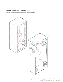 Valve & Water Tube Parts parts for Lg Refrigerator UPFXC2466S from AppliancePartsPros.com
