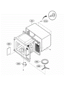 Oven Cavity Parts parts for Lg Range UPRM3010ST from AppliancePartsPros.com