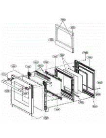 Door Parts parts for Lg Refrigerator UPSE3024ST from AppliancePartsPros.com