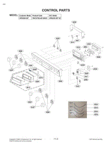 Section 4 parts for Lg Range UPSG3014ST from AppliancePartsPros.com