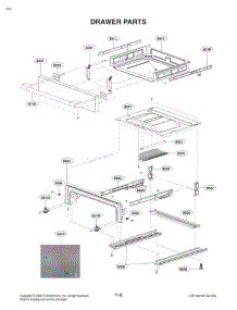 Section 6 parts for Lg Range UPSG3014ST from AppliancePartsPros.com