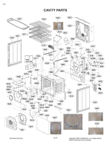 Section 7 parts for Lg Range UPSG3014ST from AppliancePartsPros.com