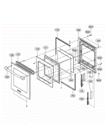 Door Parts parts for Lg Wall Oven UPWS3044ST from AppliancePartsPros.com