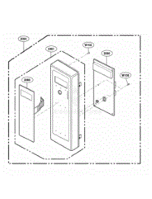 Control Panel Parts parts for Lg Range URFS518S from AppliancePartsPros.com