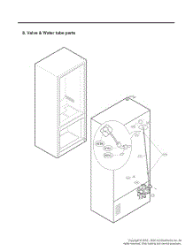 Section 3 parts for Lg Refrigerator URNTS3106N from AppliancePartsPros.com