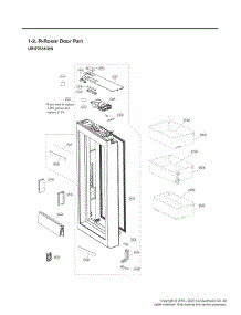 Section 5 parts for Lg Refrigerator URNTS3106N from AppliancePartsPros.com