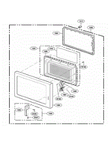Door Parts parts for Lg Range URS511P from AppliancePartsPros.com
