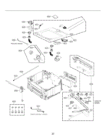 Diagram 3 parts for Lg Washer UWD1CW from AppliancePartsPros.com