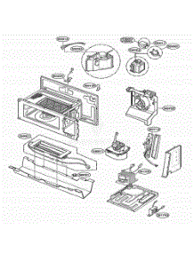 Interior Parts 1 parts for Lg Range VFBMW2 from AppliancePartsPros.com