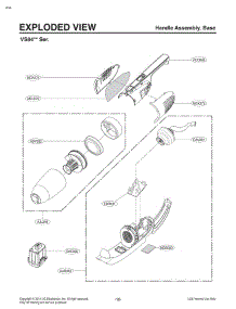 Handle Assembly parts for Lg Vacuum VS84003SB from AppliancePartsPros.com