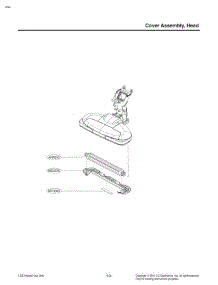 Cover Assembly, Head parts for Lg Vacuum VS8417SCW from AppliancePartsPros.com