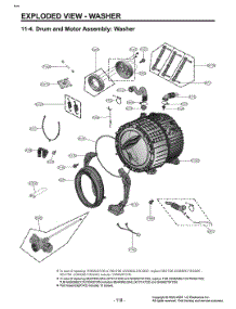 Diagram 5 parts for Lg Washer W3P7CVU2WVS from AppliancePartsPros.com