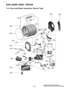 Diagram 3 parts for Lg Washer W3P7CWUBWVM from AppliancePartsPros.com