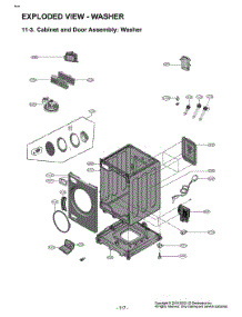 Diagram 4 parts for Lg Washer W3P7CWUBWVM from AppliancePartsPros.com