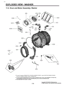 Diagram 5 parts for Lg Washer W3P7CWUBWVM from AppliancePartsPros.com