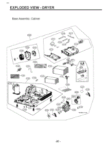 Diagram 4 parts for Lg Washer W3S1CVK2EHM from AppliancePartsPros.com