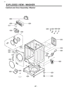 Diagram 6 parts for Lg Washer W3S1CVK2EHM from AppliancePartsPros.com