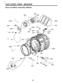 Diagram 7 parts for Lg Washer W3S1CVK2EHM from AppliancePartsPros.com