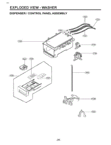 Diagram 8 parts for Lg Washer W3S1CVK2EHM from AppliancePartsPros.com