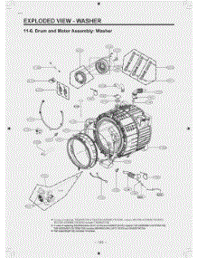 Diagram 5 parts for Lg Washer W3S1CVK2ENS from AppliancePartsPros.com
