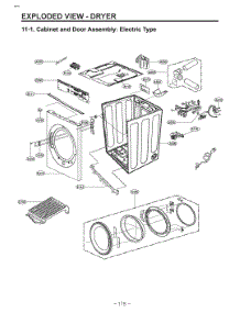 Diagram 2 parts for Lg Washer W3S1CVK2EVS from AppliancePartsPros.com