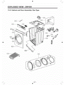 Diagram 2 parts for Lg Washer W3S1CVK2NNS from AppliancePartsPros.com