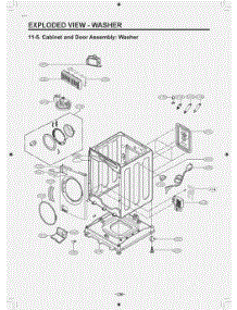 Diagram 4 parts for Lg Washer W3S1CVK2NNS from AppliancePartsPros.com