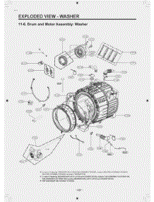 Diagram 5 parts for Lg Washer W3S1CVK2NNS from AppliancePartsPros.com