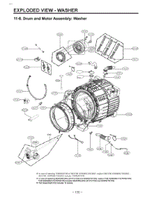 Diagram 5 parts for Lg Washer W3S1CVK2NVS from AppliancePartsPros.com