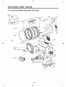 Diagram 3 parts for Lg Washer Dryer Combo W3S1CVK2RVS from AppliancePartsPros.com