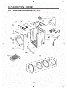 Diagram 2 parts for Lg Washer W3S1CVK2WNS from AppliancePartsPros.com
