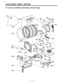 Diagram 3 parts for Lg Washer W3S1CVK2WVS from AppliancePartsPros.com
