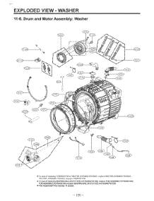 Diagram 5 parts for Lg Washer W3S1CVK2WVS from AppliancePartsPros.com