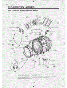 Diagram 5 parts for Lg Washer W3S1CVKKGNS from AppliancePartsPros.com