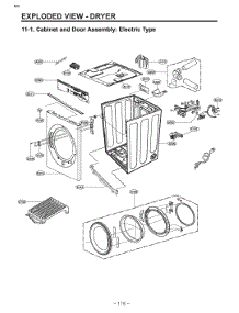 Diagram 2 parts for Lg Washer W3S1CVKKGVS from AppliancePartsPros.com