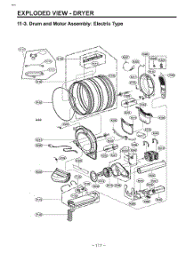 Diagram 3 parts for Lg Washer W3S1CVKKGVS from AppliancePartsPros.com