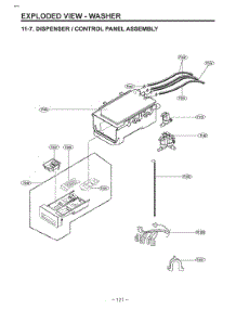 Diagram 7 parts for Lg Washer W3S1CVKKGVS from AppliancePartsPros.com